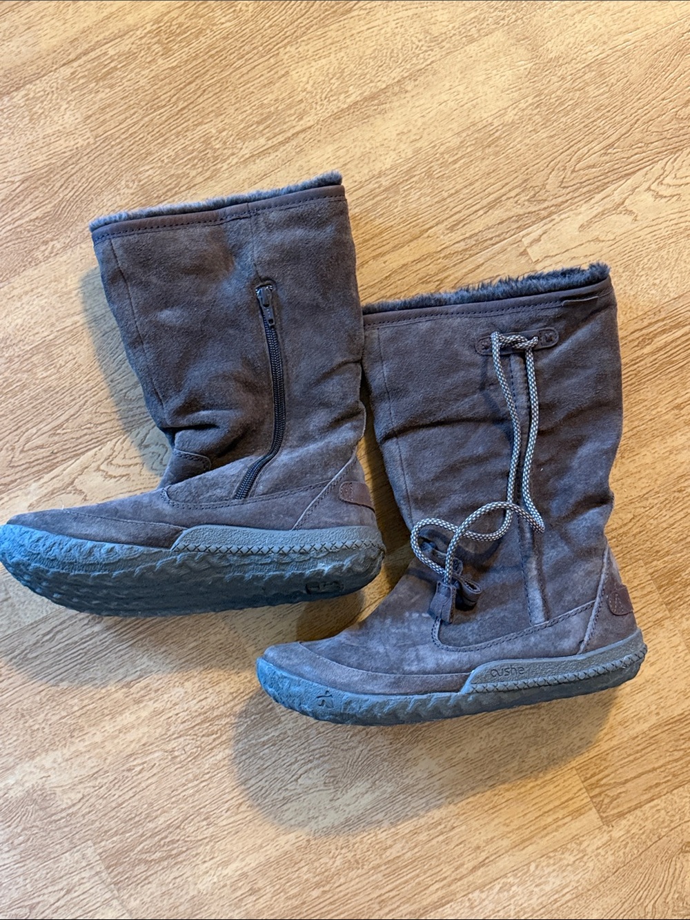 Women's Cushe Slide On Winter Boots - Brown